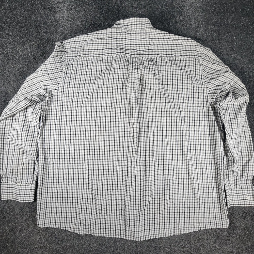 Cutter & Buck Mens South Carolina Gamecocks Gingham Shirt 3XL Black White - Picture 4 of 9